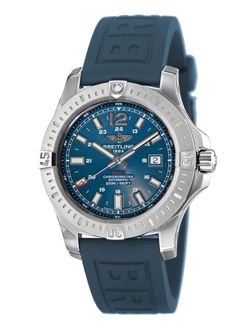 breitling colt 44 automatic blue replica|new breitling colt 44 price.